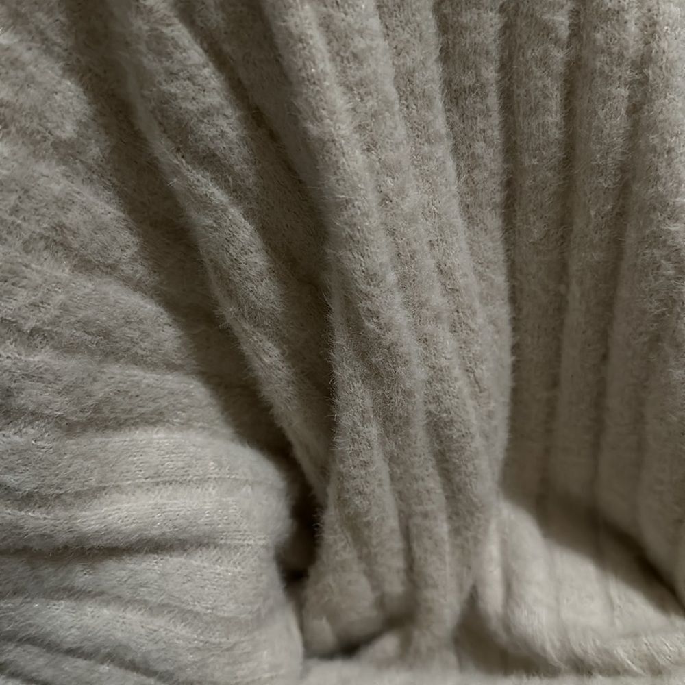 AERIE | Buttercream Soft Crew Tunic Sweater in Cappuccino | M - Picture 6 of 7